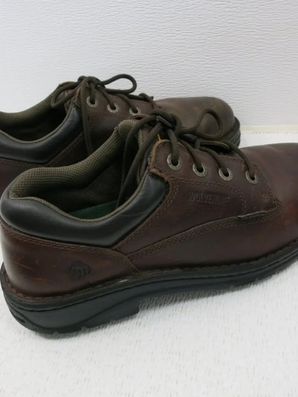 Wolverine Durashocks Leather Steel Toe Oxford Men's Boot 9.5
